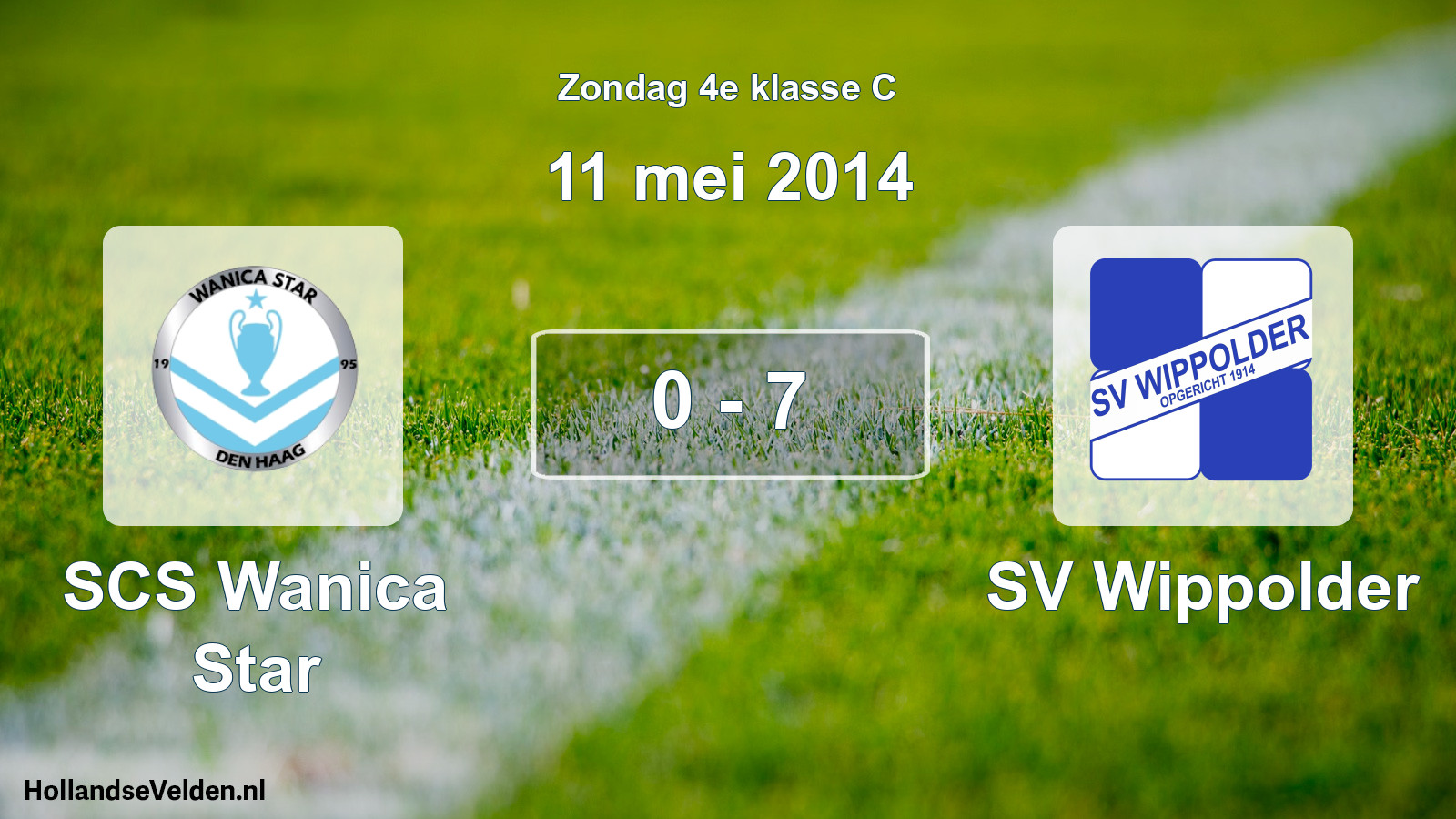 Total number of matches played: SCS Wanica Star - SV Wippolder 0 - 7 (11 May 2014)