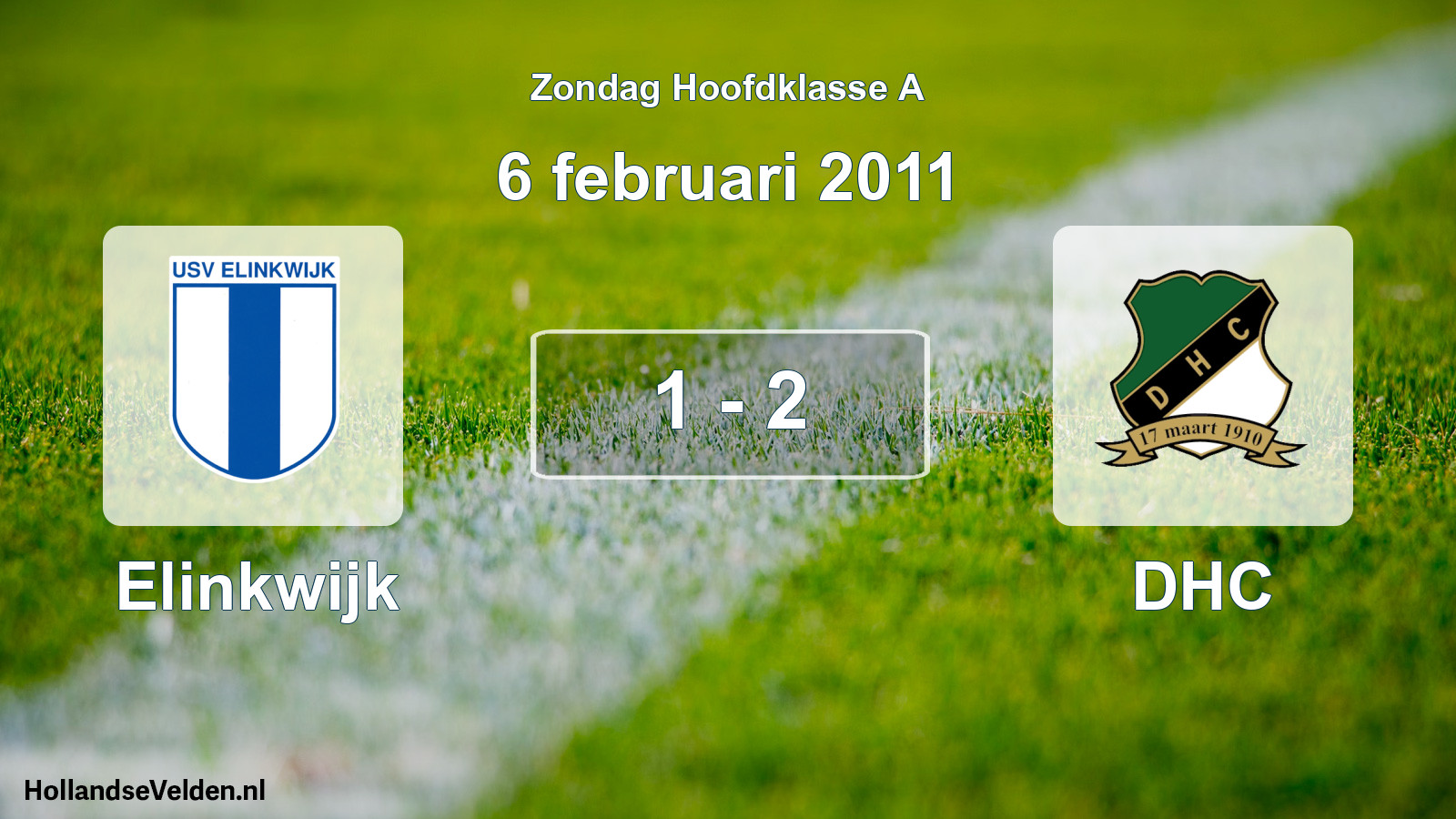 Total number of matches played: Elinkwijk - DHC 1 - 2 (6 February 2011)