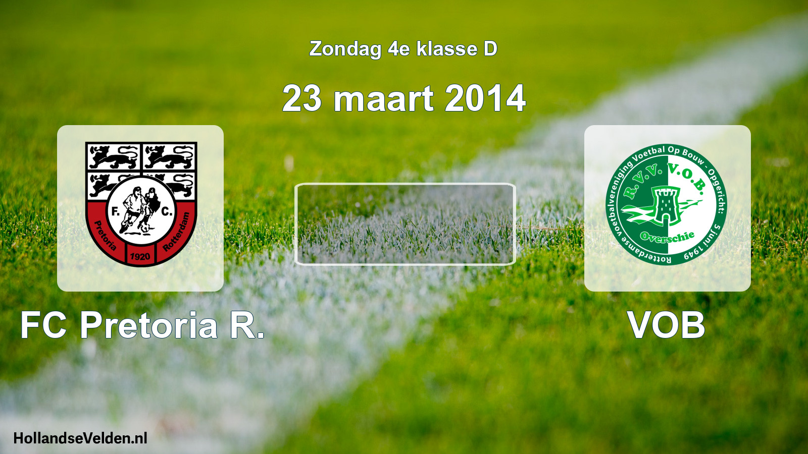 Scheduled Match: FC Pretoria R. - VOB (23 March 2014)