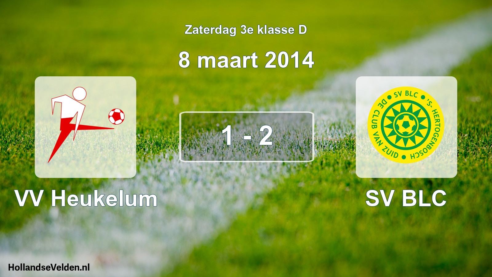 Total number of matches played: VV Heukelum - SV BLC 1 - 2 (8 March 2014)