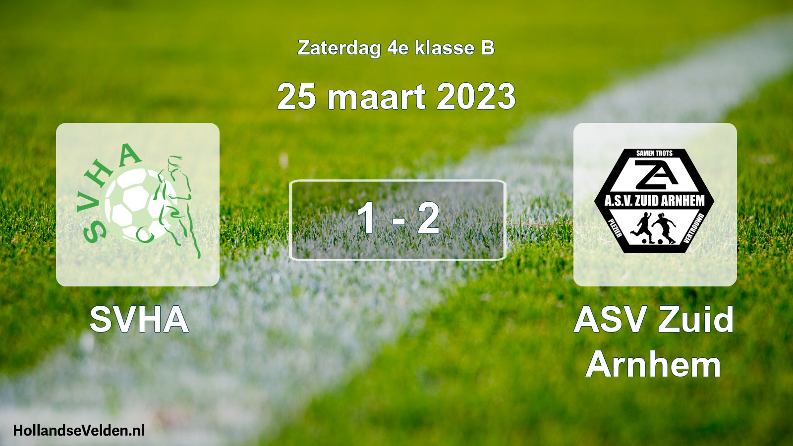 Total number of matches played: SVHA - ASV Zuid Arnhem 1 - 2 (25 March 2023)