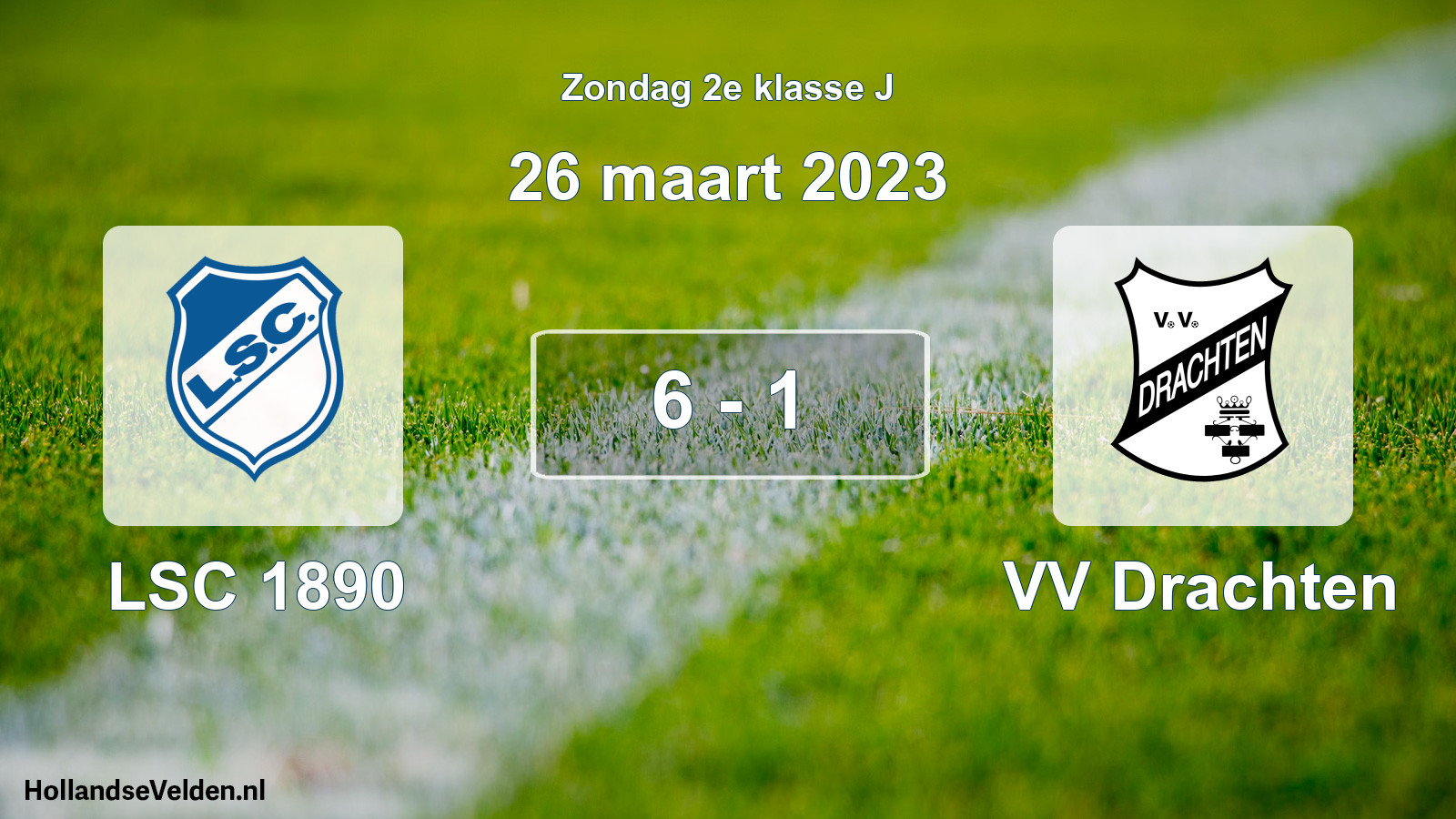 Total number of matches played: LSC 1890 - VV Drachten 6 - 1 (26 March 2023)