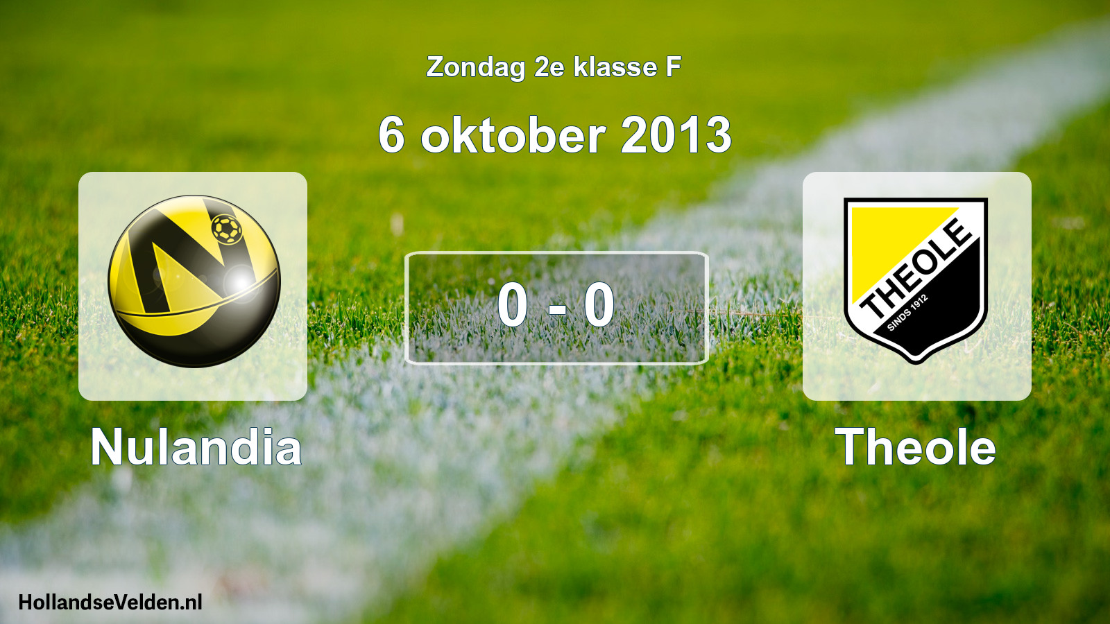 Total number of matches played: Nulandia - Theole 0 - 0 (6 October 2013)