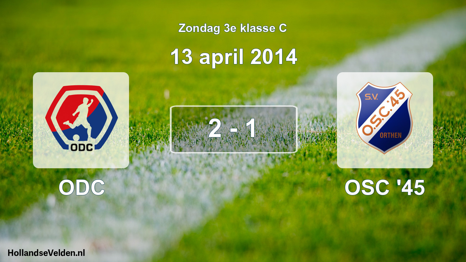 Total number of matches played: ODC - OSC '45 2 - 1 (13 April 2014)