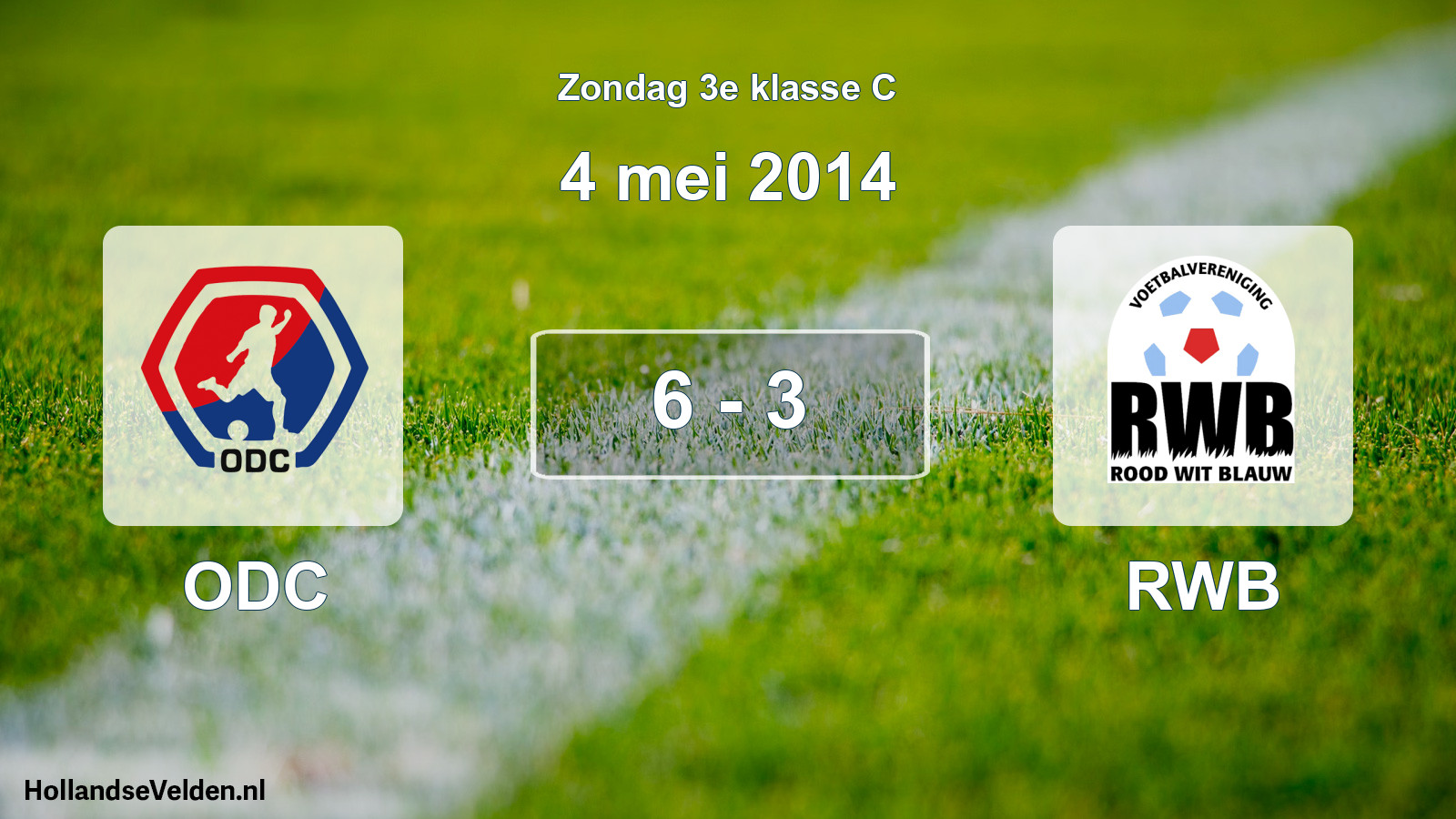 Total number of matches played: ODC - RWB 6 - 3 (4 May 2014)
