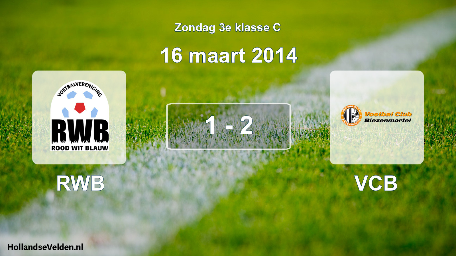 Total number of matches played: RWB - VCB 1 - 2 (16 March 2014)