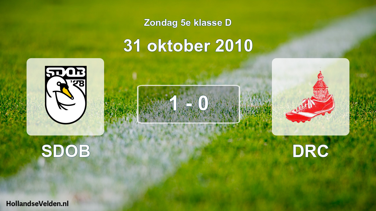 Total number of matches played: SDOB - DRC 1 - 0 (31 October 2010)