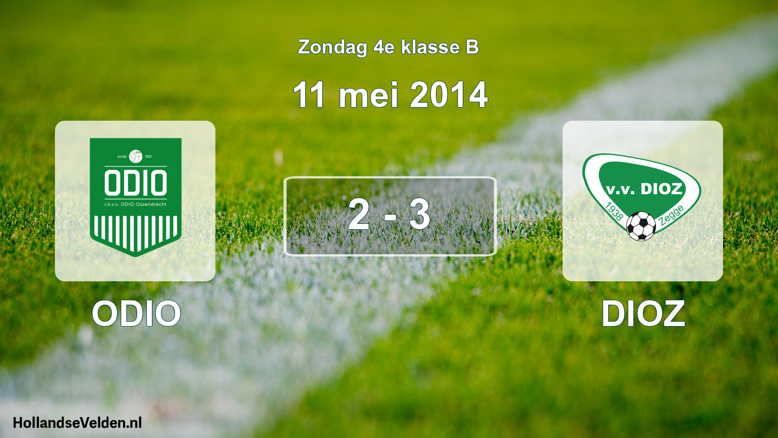Total number of matches played: ODIO - DIOZ 2 - 3 (11 May 2014)