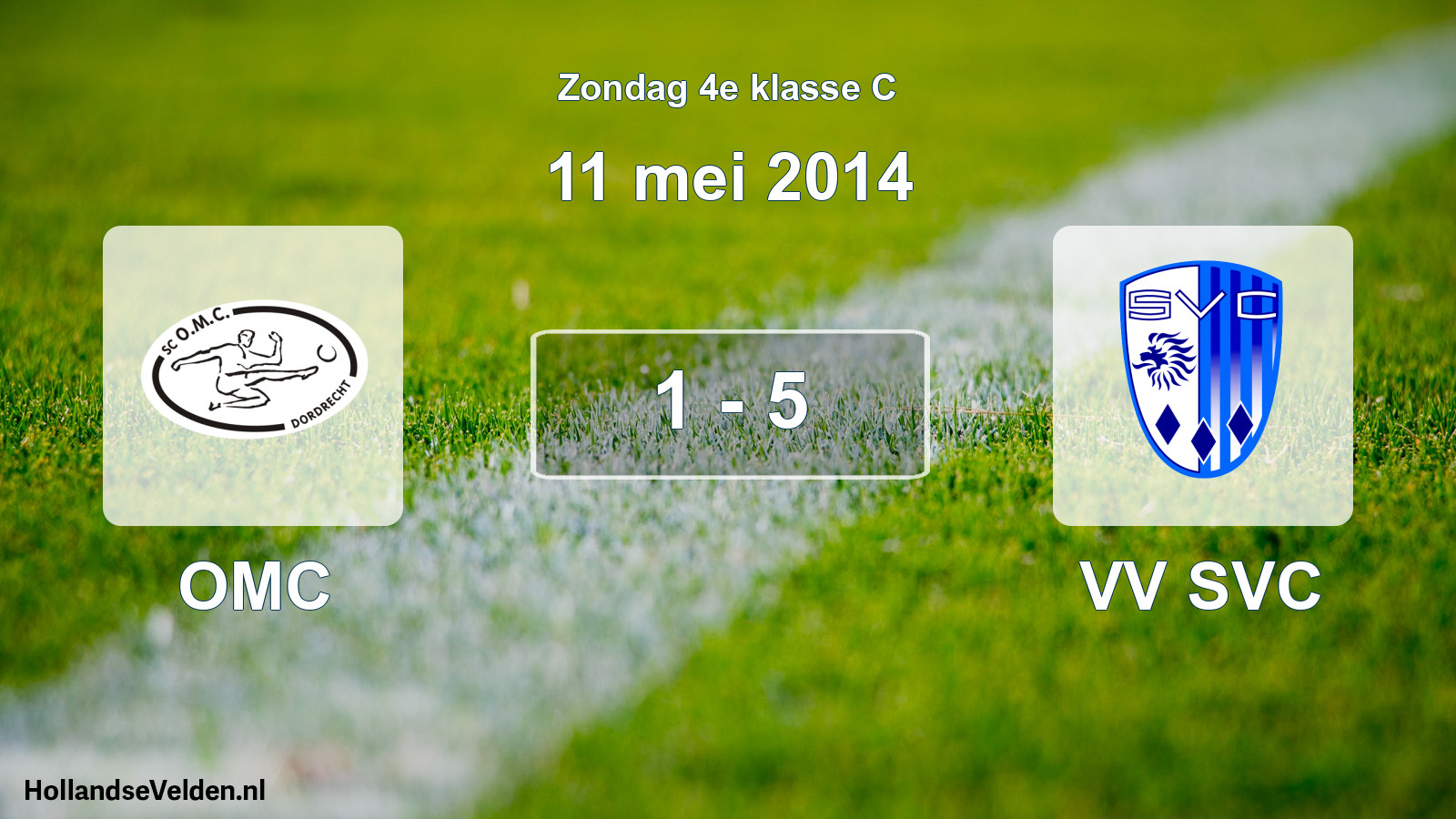 Total number of matches played: OMC - VV SVC 1 - 5 (11 May 2014)