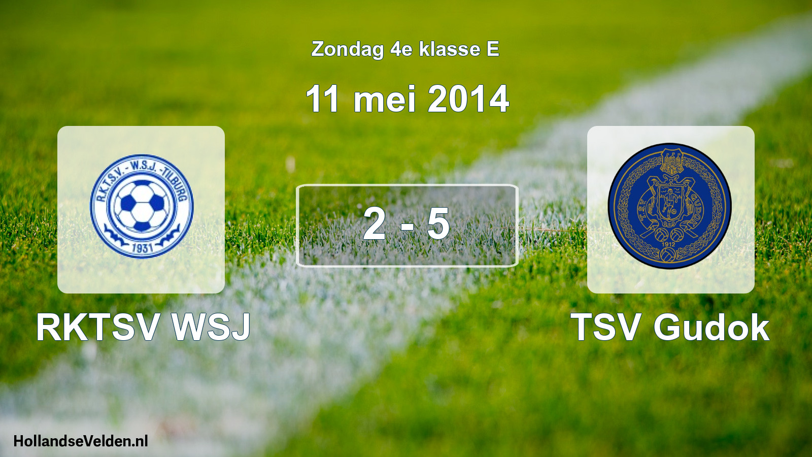 Total number of matches played: RKTSV WSJ - TSV Gudok 2 - 5 (11 May 2014)