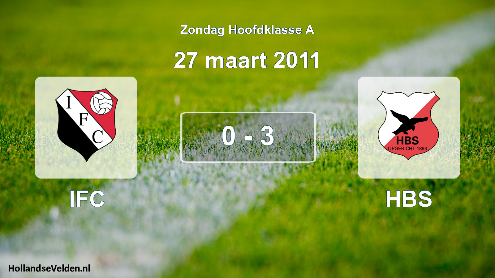 Total number of matches played: IFC - HBS 0 - 3 (27 March 2011)