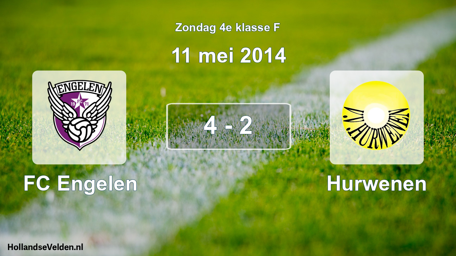 Total number of matches played: FC Engelen - Hurwenen 4 - 2 (11 May 2014)