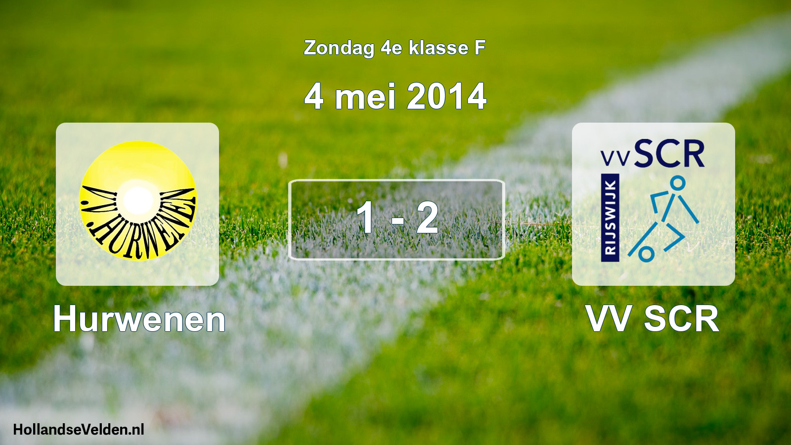 Total number of matches played: Hurwenen - VV SCR 1 - 2 (4 May 2014)