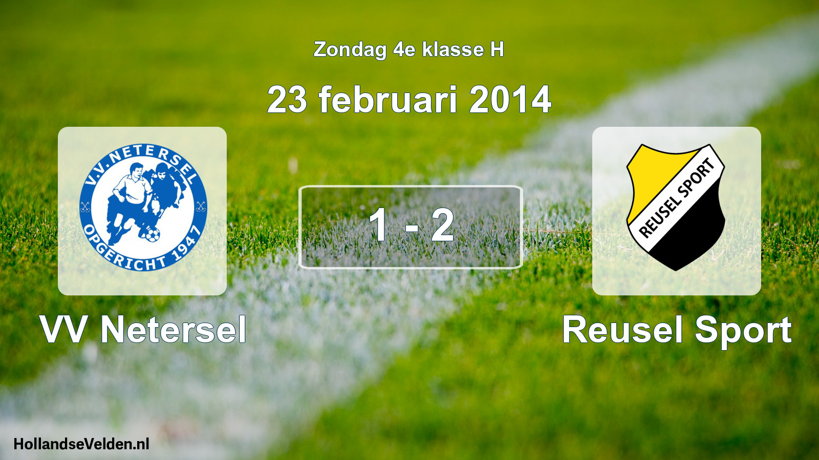 Total number of matches played: VV Netersel - Reusel Sport 1 - 2 (23 February 2014)