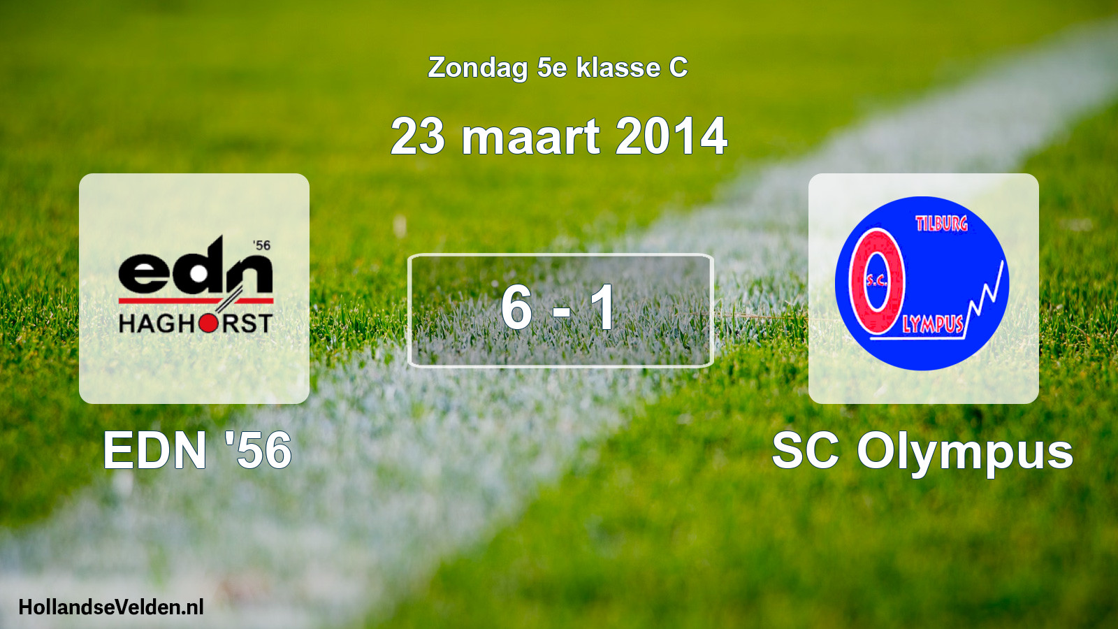 Total number of matches played: EDN '56 - SC Olympus 6 - 1 (23 March 2014)