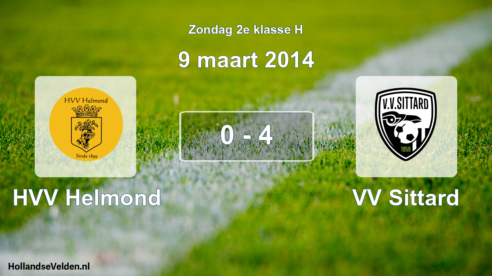 Total number of matches played: HVV Helmond - VV Sittard 0 - 4 (9 March 2014)