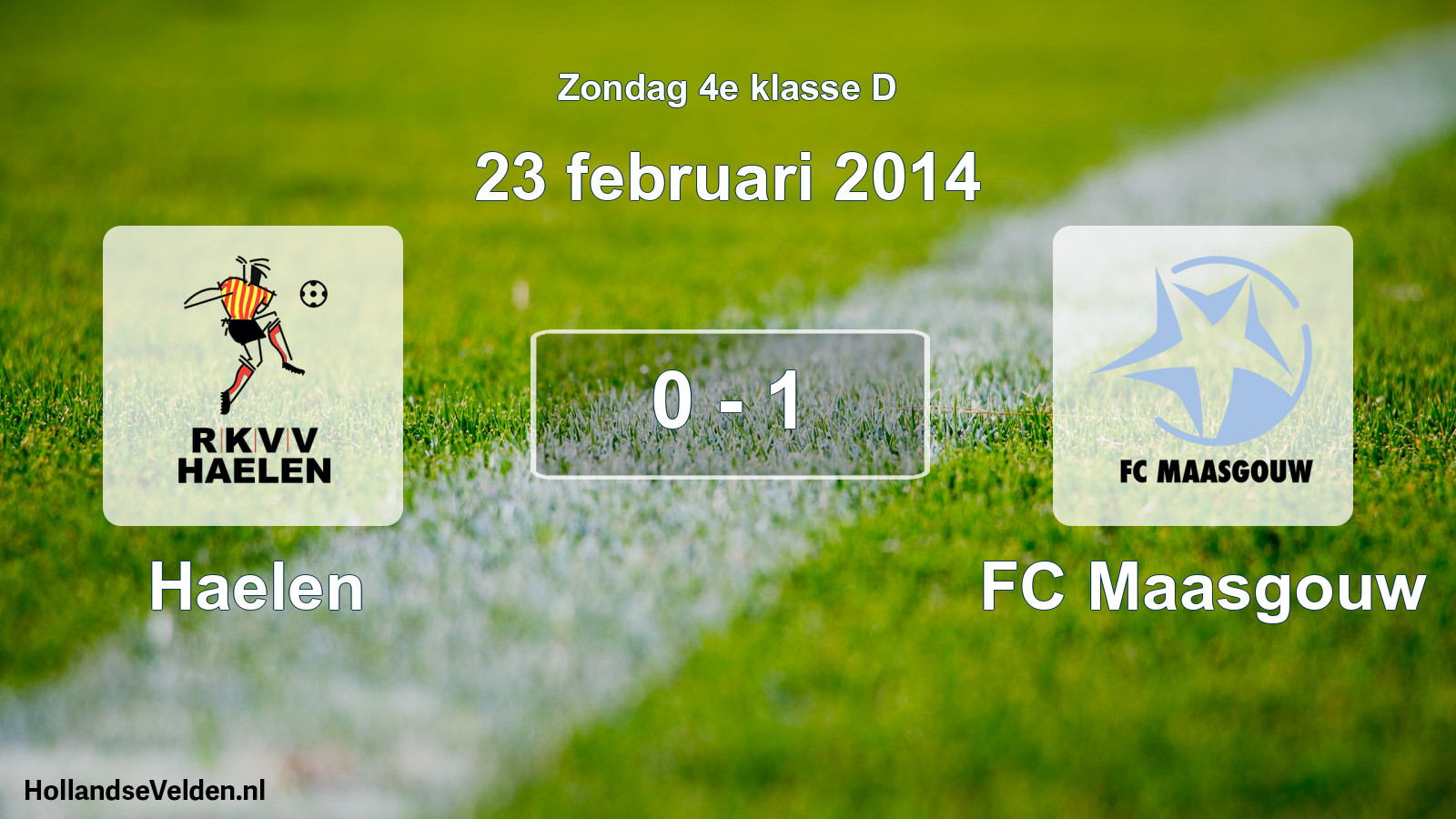 Total number of matches played: Haelen - FC Maasgouw 0 - 1 (23 February 2014)