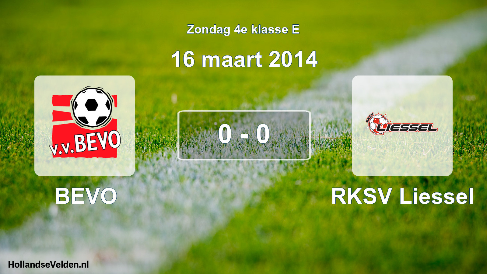 Total number of matches played: BEVO - RKSV Liessel 0 - 0 (16 March 2014)
