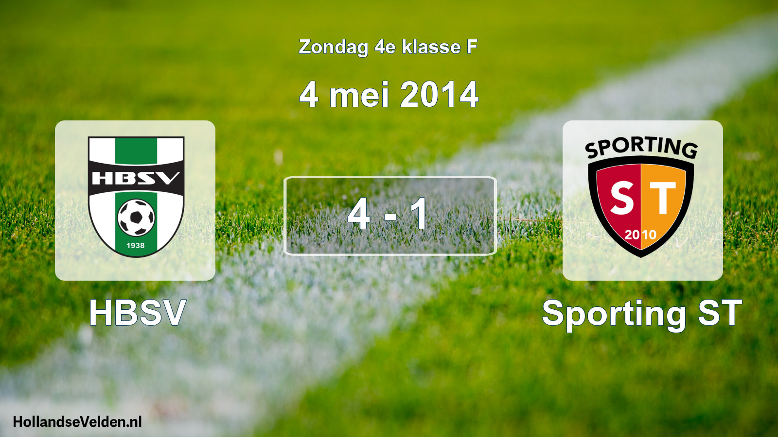 Total number of matches played: HBSV - Sporting ST 4 - 1 (4 May 2014)
