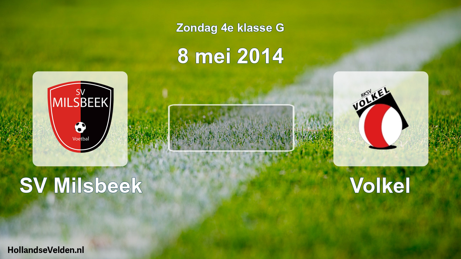 Scheduled Match: SV Milsbeek - Volkel (8 May 2014)