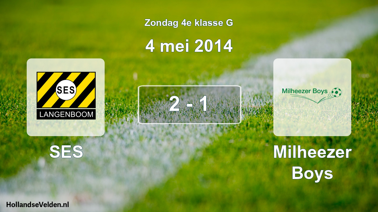 Total number of matches played: SES - Milheezer Boys 2 - 1 (4 May 2014)