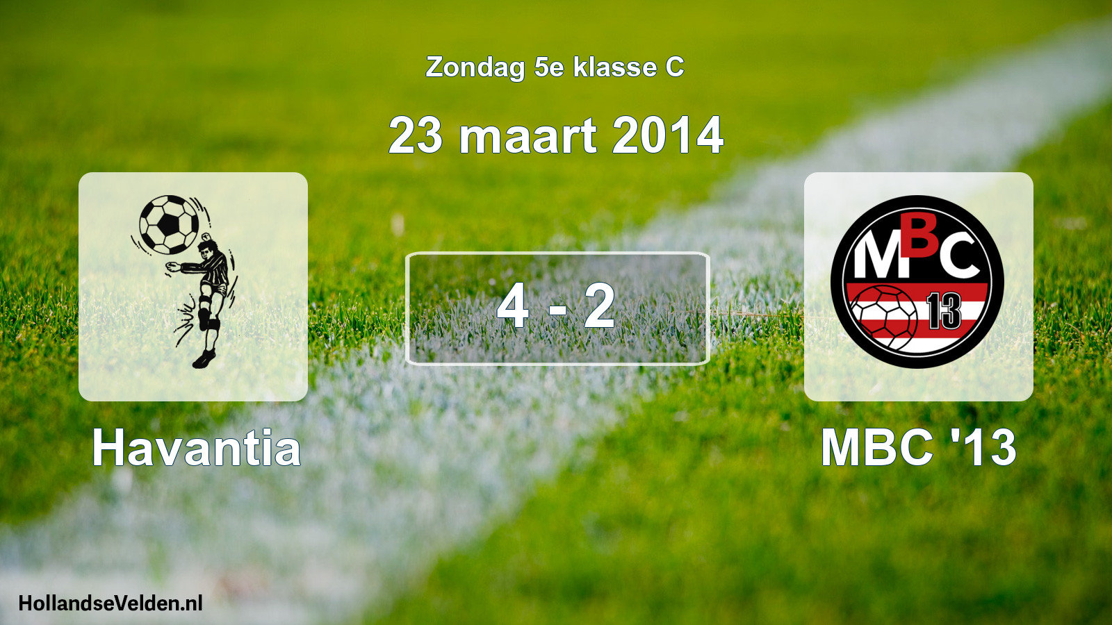 Total number of matches played: Havantia - MBC '13 4 - 2 (23 March 2014)