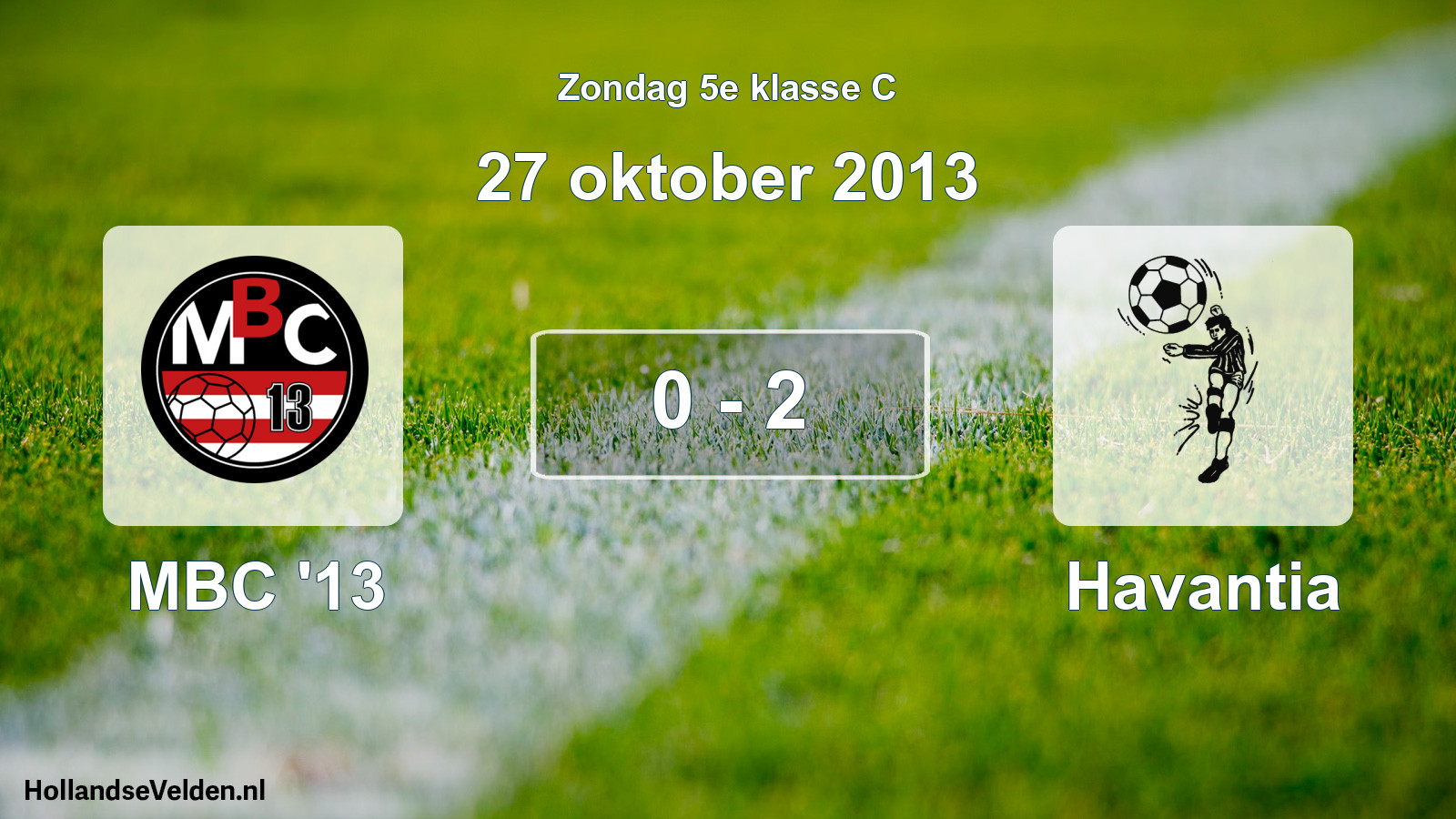 Total number of matches played: MBC '13 - Havantia 0 - 2 (27 October 2013)