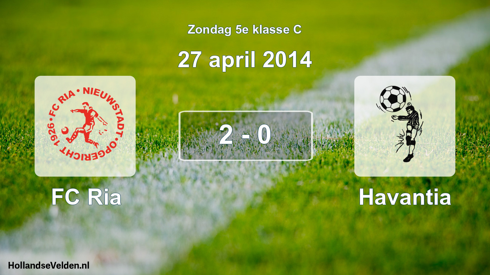 Total number of matches played: FC Ria - Havantia 2 - 0 (27 April 2014)
