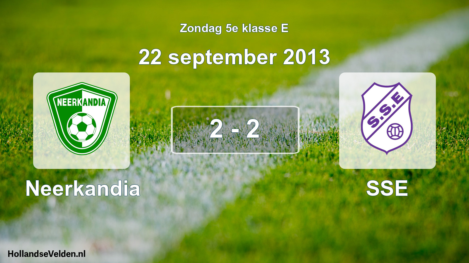 Total number of matches played: Neerkandia - SSE 2 - 2 (22 September 2013)