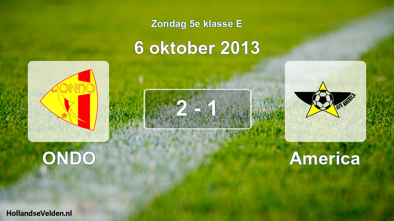 Total number of matches played: ONDO - America 2 - 1 (6 October 2013)