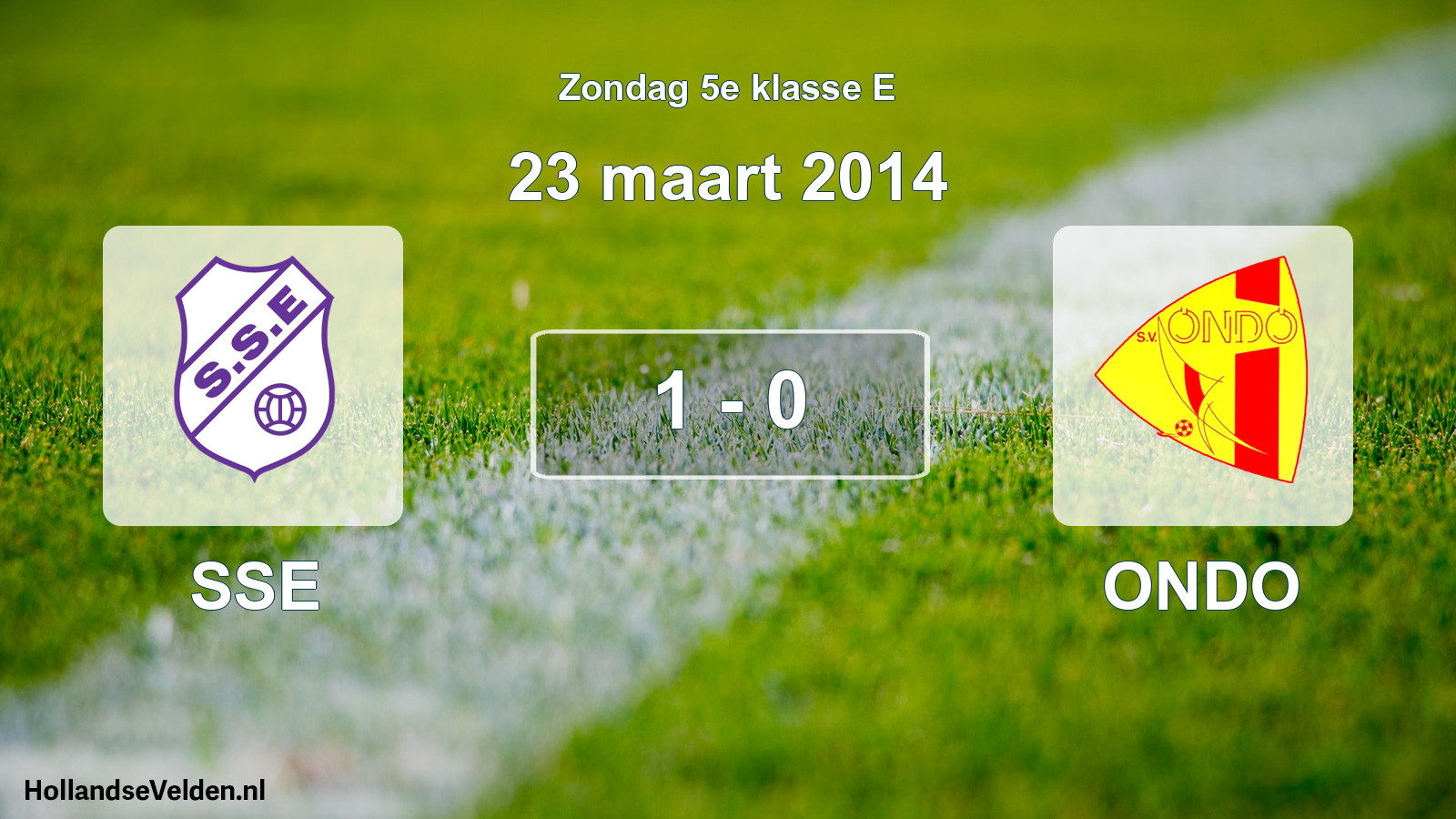 Total number of matches played: SSE - ONDO 1 - 0 (23 March 2014)