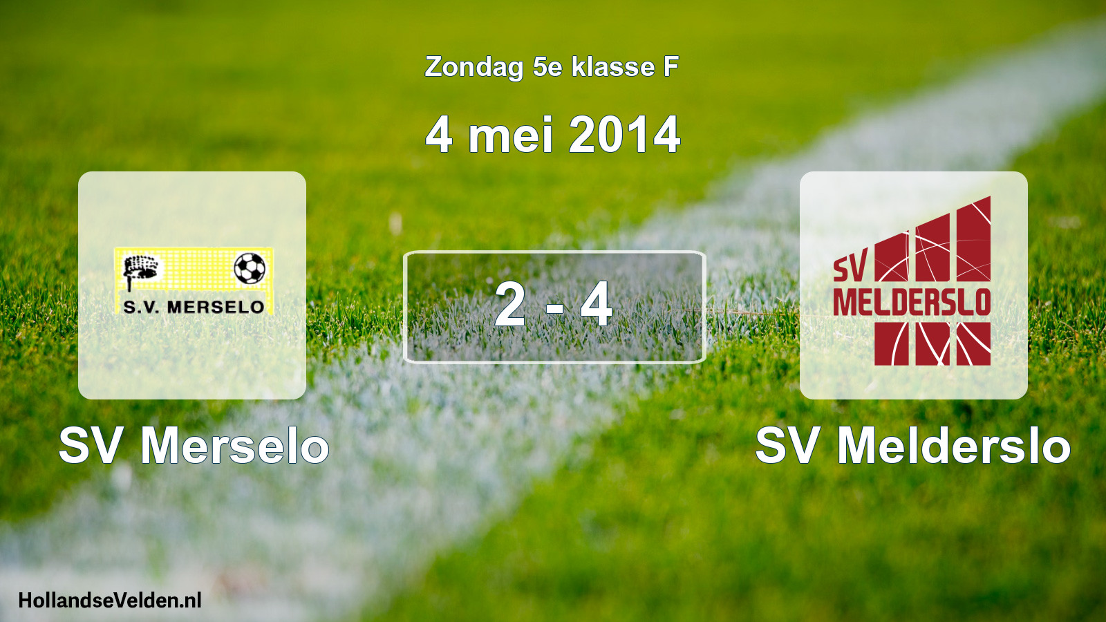 Total number of matches played: SV Merselo - SV Melderslo 2 - 4 (4 May 2014)