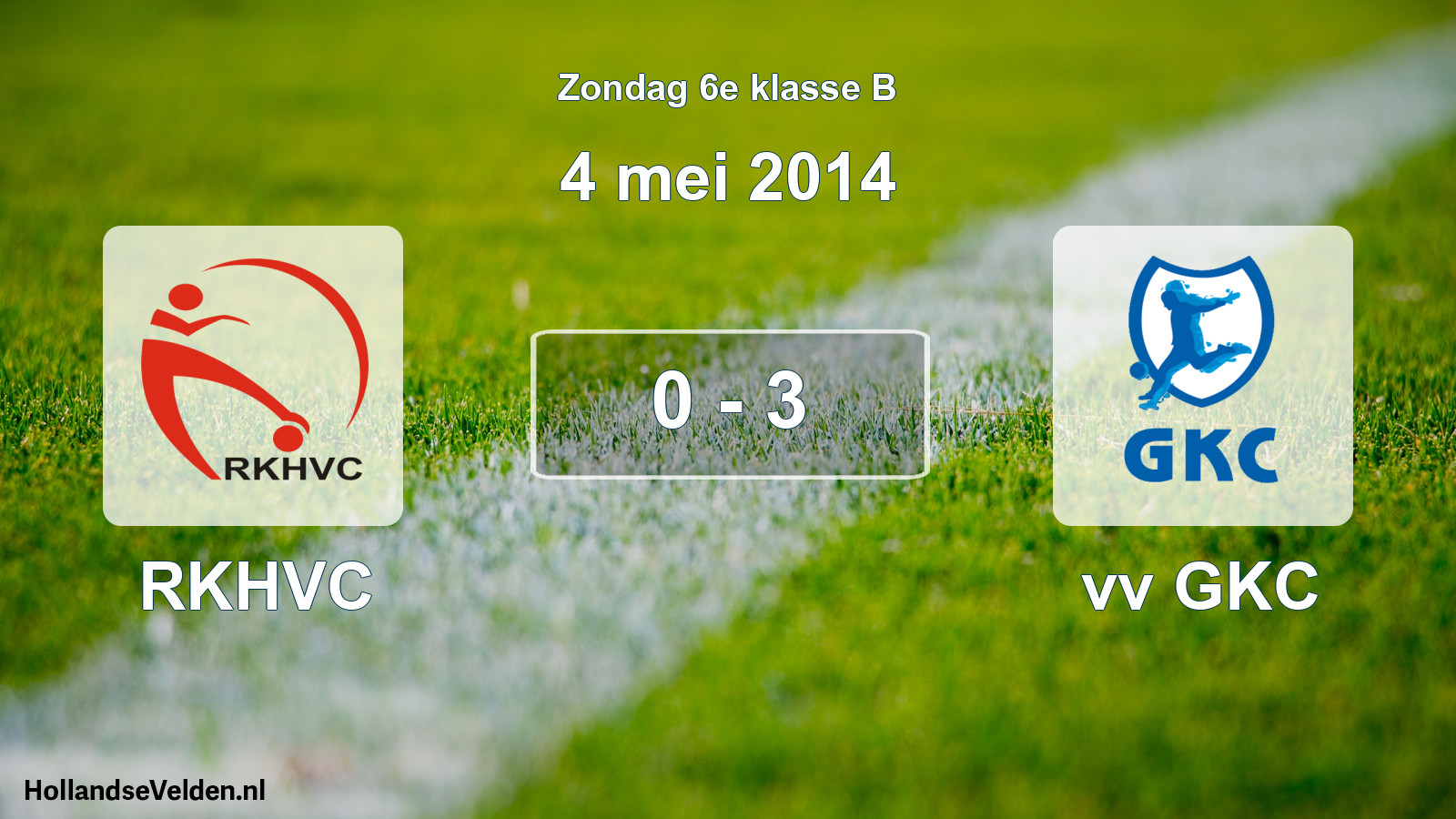 Total number of matches played: RKHVC - vv GKC 0 - 3 (4 May 2014)
