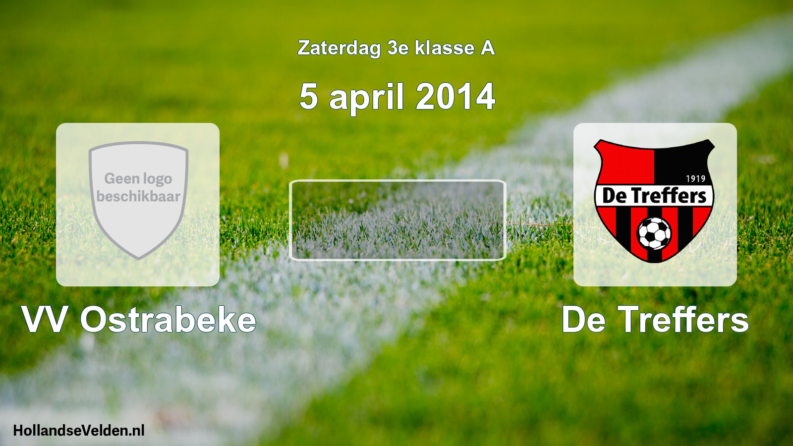 Scheduled Match: VV Ostrabeke - De Treffers (5 April 2014)