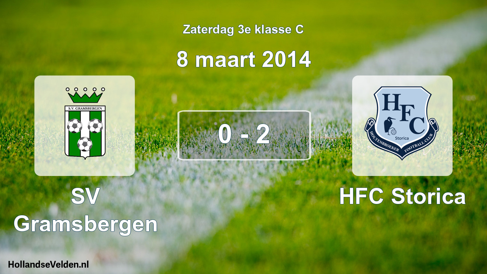Total number of matches played: SV Gramsbergen - HFC Storica 0 - 2 (8 March 2014)