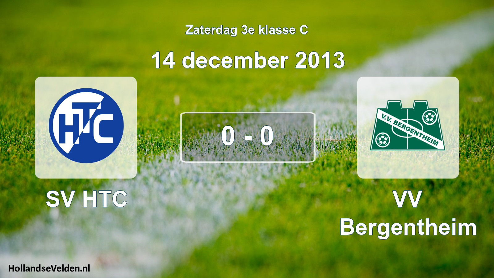 Total number of matches played: SV HTC - VV Bergentheim 0 - 0 (14 December 2013)