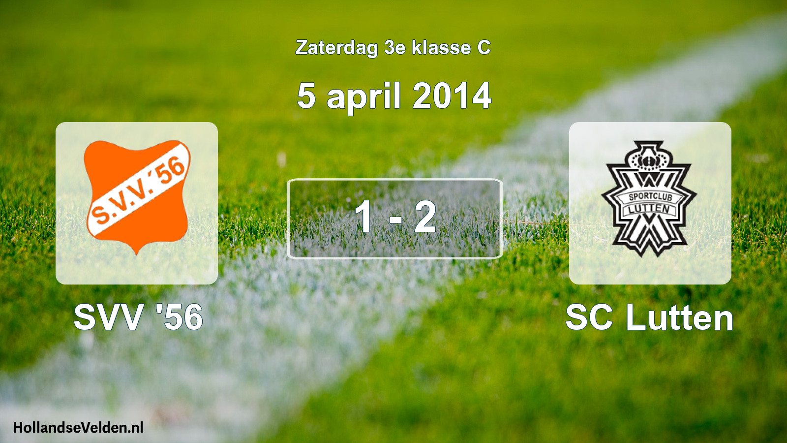 Total number of matches played: SVV '56 - SC Lutten 1 - 2 (5 April 2014)