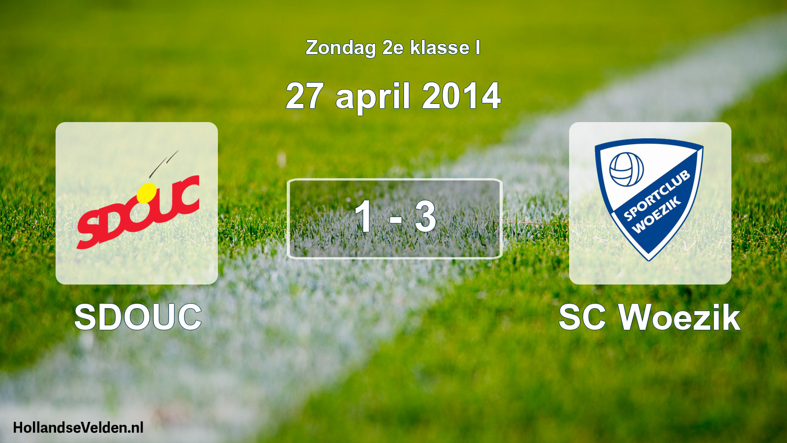 Total number of matches played: SDOUC - SC Woezik 1 - 3 (27 April 2014)