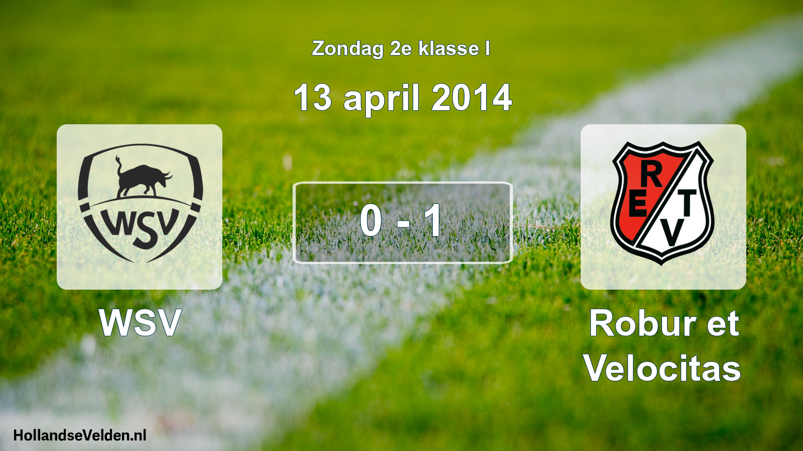 Total number of matches played: WSV - Robur et Velocitas 0 - 1 (13 April 2014)
