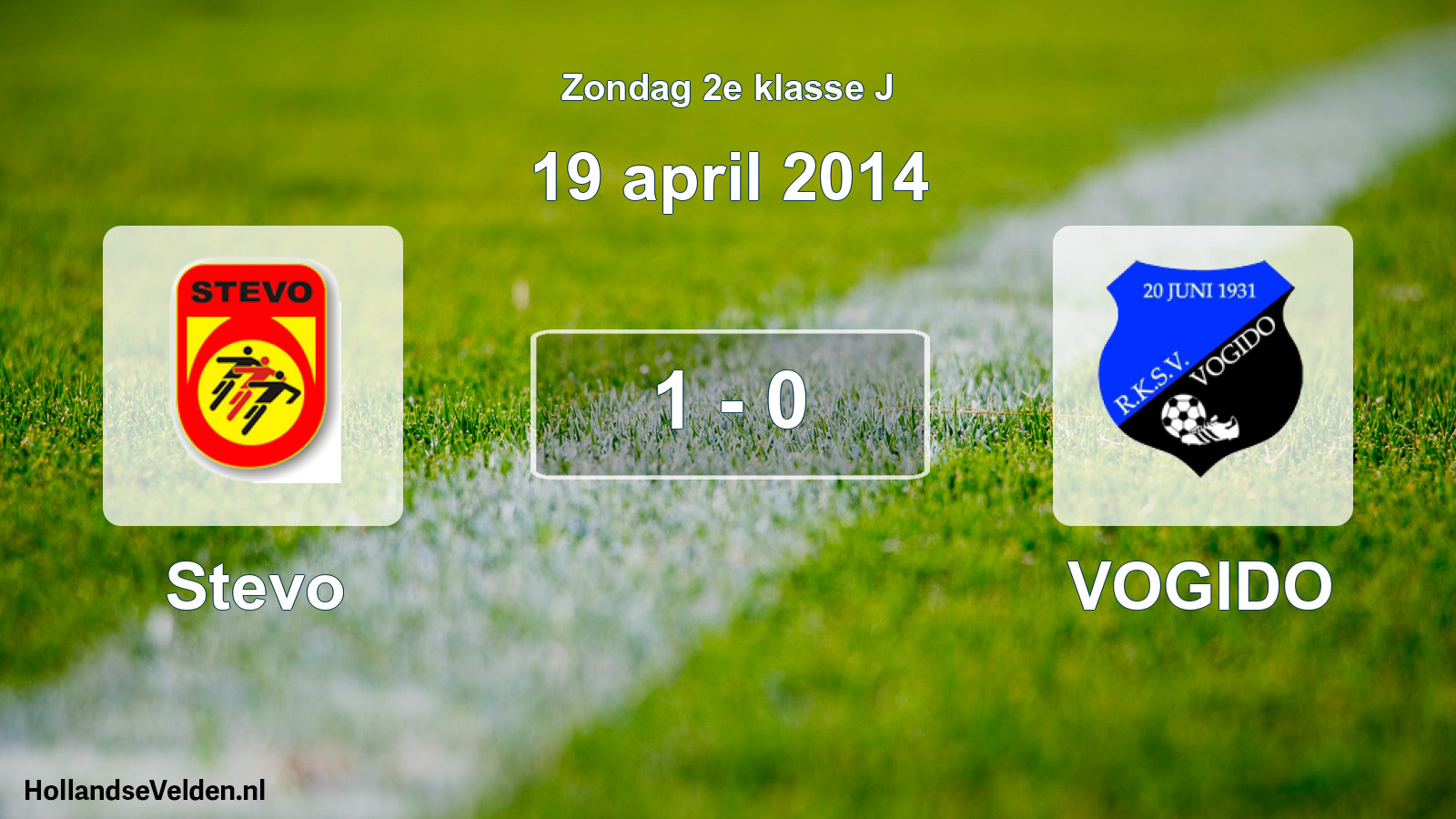 Total number of matches played: Stevo - VOGIDO 1 - 0 (19 April 2014)