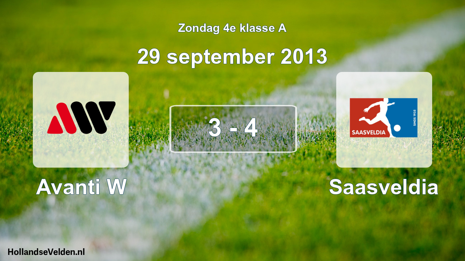 Total number of matches played: Avanti W - Saasveldia 3 - 4 (29 September 2013)