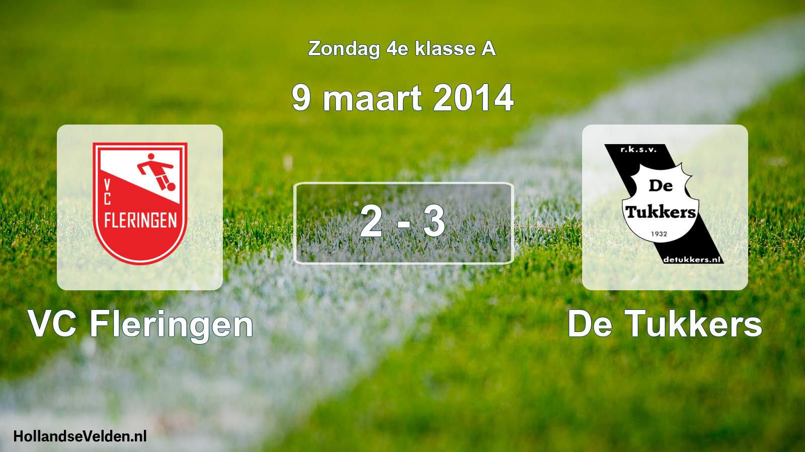 Total number of matches played: VC Fleringen - De Tukkers 2 - 3 (9 March 2014)