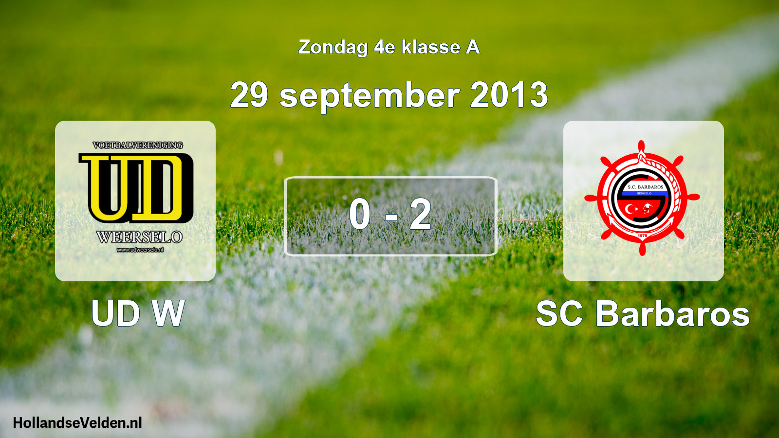 Total number of matches played: UD W - SC Barbaros 0 - 2 (29 September 2013)