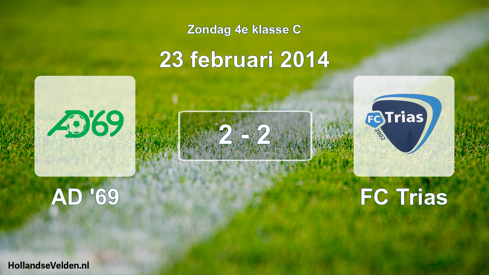 Total number of matches played: AD '69 - FC Trias 2 - 2 (23 February 2014)