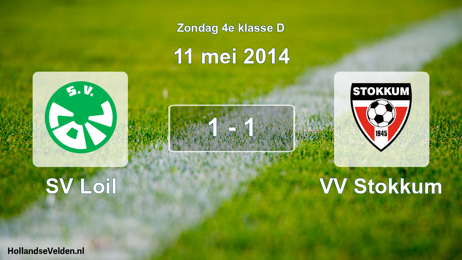 Total number of matches played: SV Loil - VV Stokkum 1 - 1 (11 May 2014)