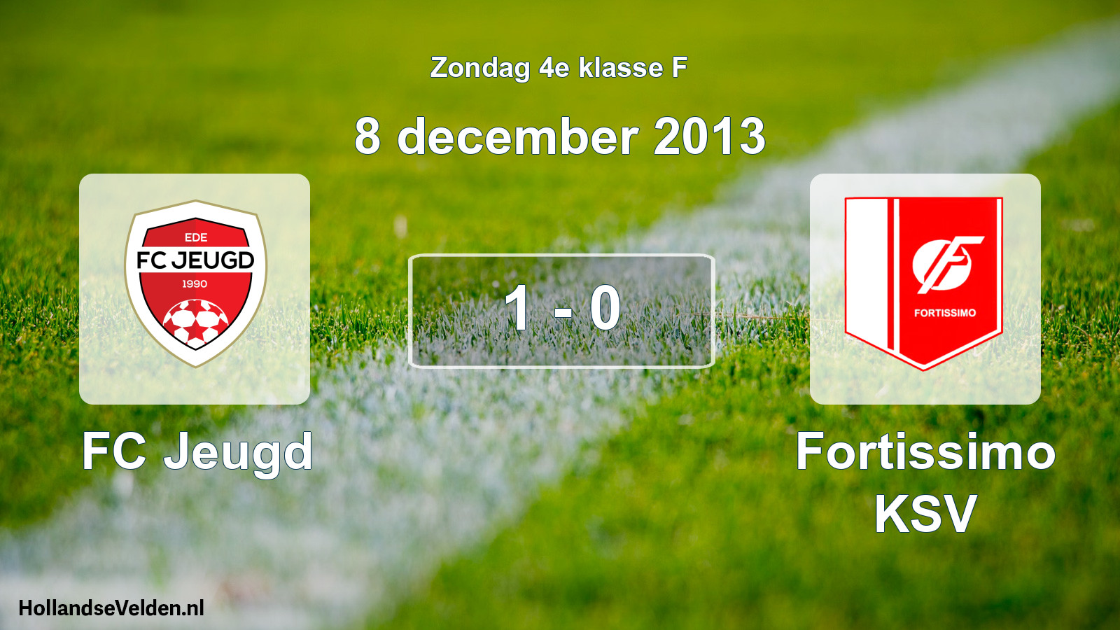 Total number of matches played: FC Jeugd - Fortissimo KSV 1 - 0 (8 December 2013)