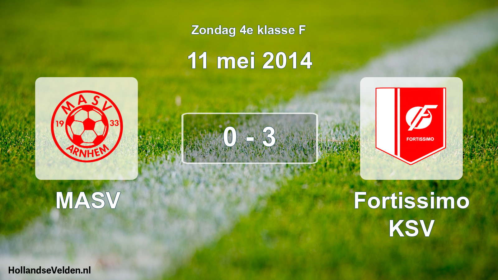 Total number of matches played: MASV - Fortissimo KSV 0 - 3 (11 May 2014)