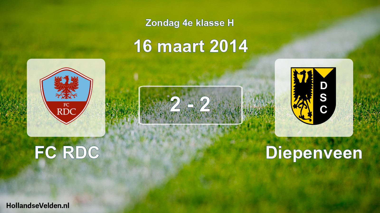 Total number of matches played: FC RDC - Diepenveen 2 - 2 (16 March 2014)