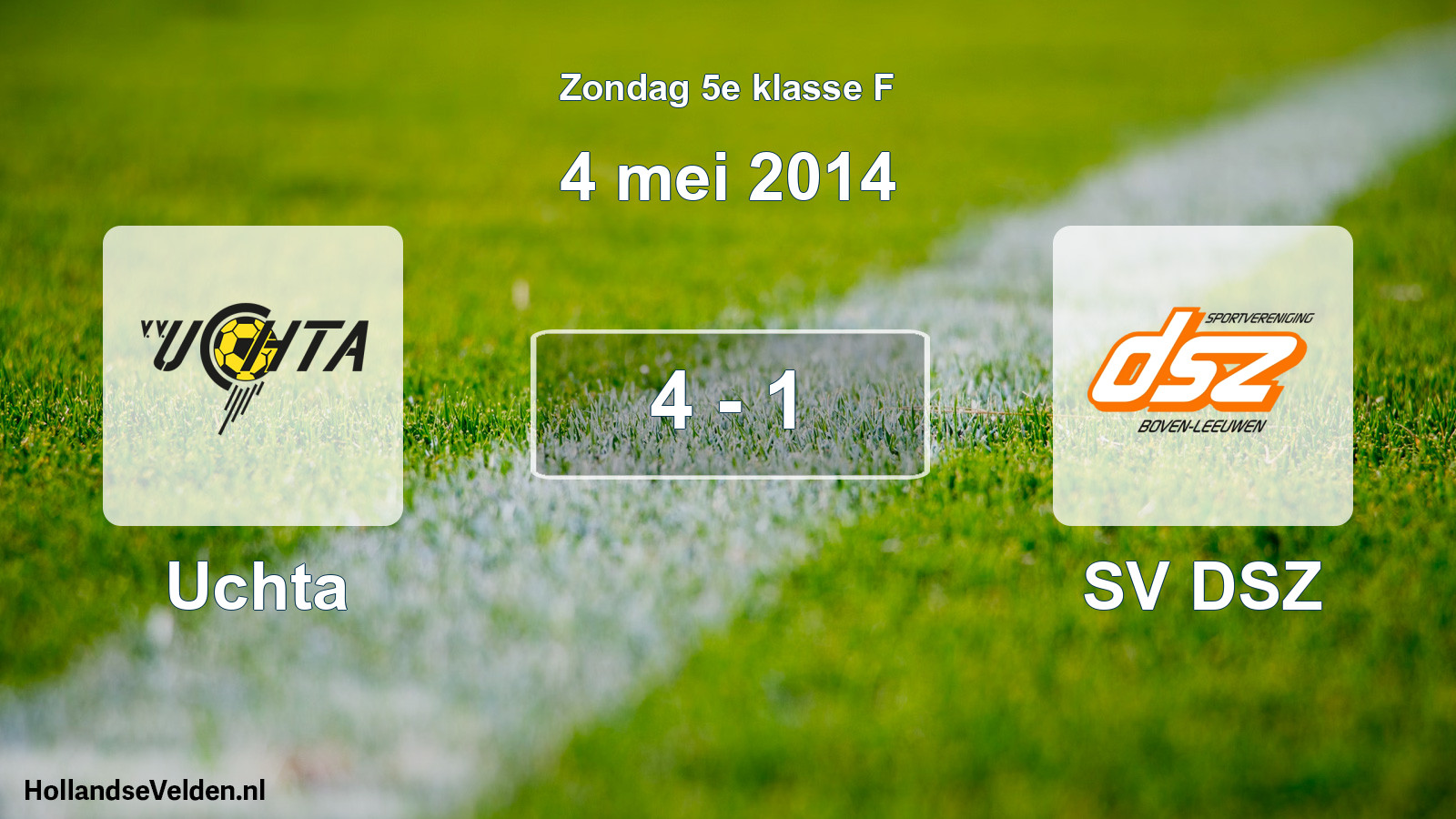 Total number of matches played: Uchta - SV DSZ 4 - 1 (4 May 2014)