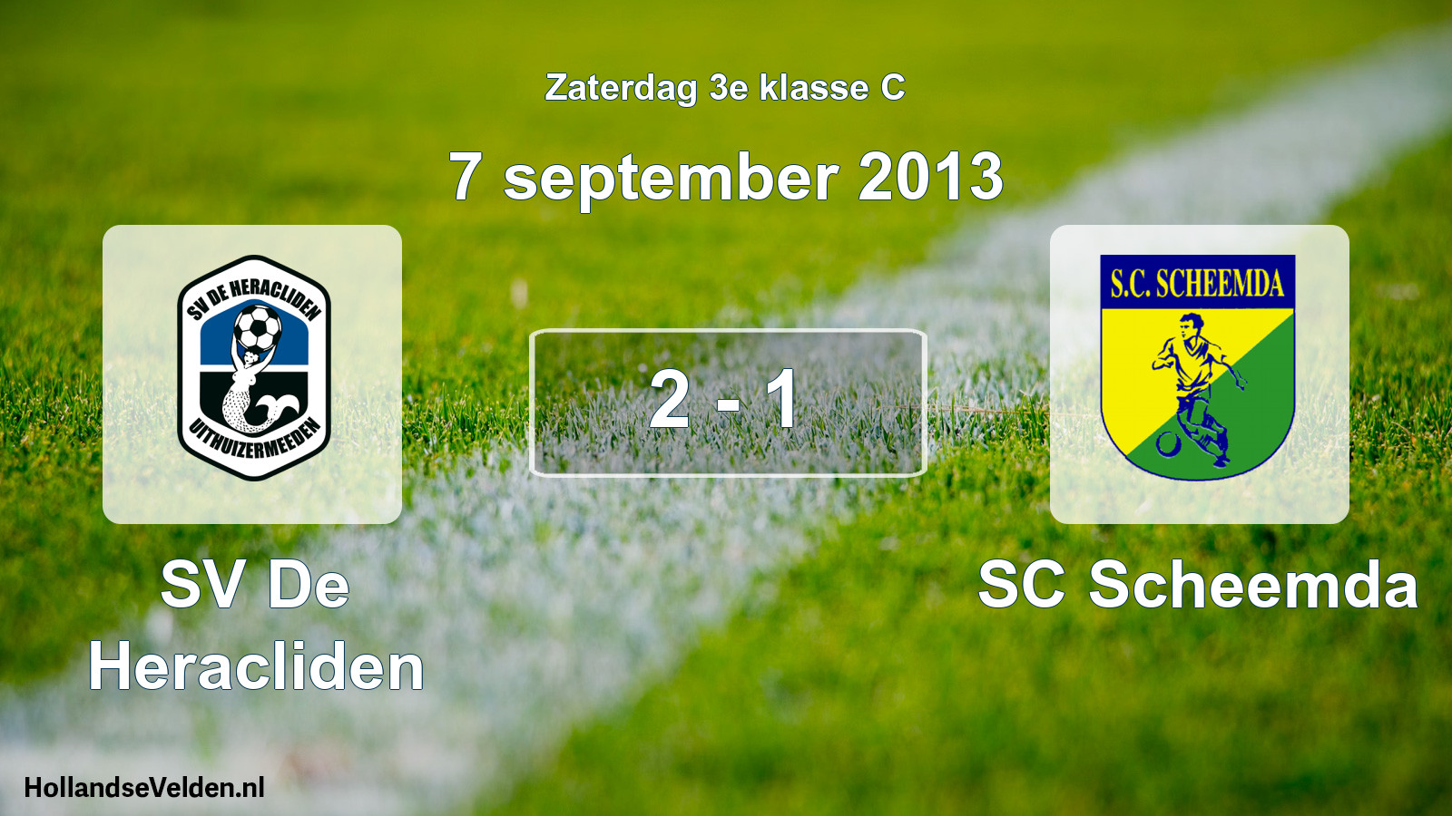 Total number of matches played: SV De Heracliden - SC Scheemda 2 - 1 (7 September 2013)
